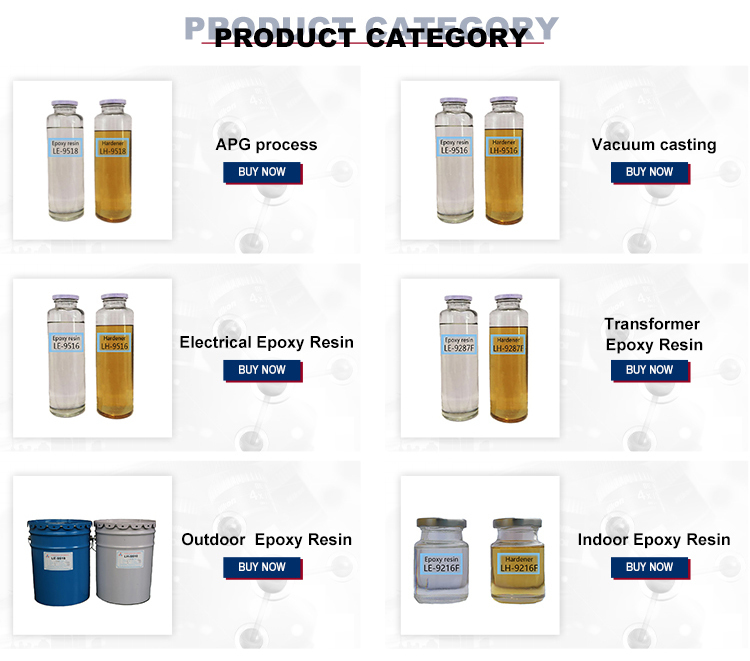 Resina epossidica a trattamento rapido per trasformatori a secco LW-9425A/B